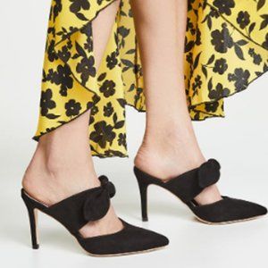 Loeffler Randall Flora Bow Mules - Black